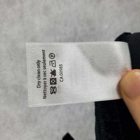 🪲 RARE Veronica Beard Ramsey Wide-leg High-waist Velvet Tux Pants, Black - Picture 15 of 15